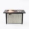 Deko Living 42 Inch Rectangular Outdoor 50,000 BTU Propane Firetable with Ice Bucket COB10004 - alternate 1